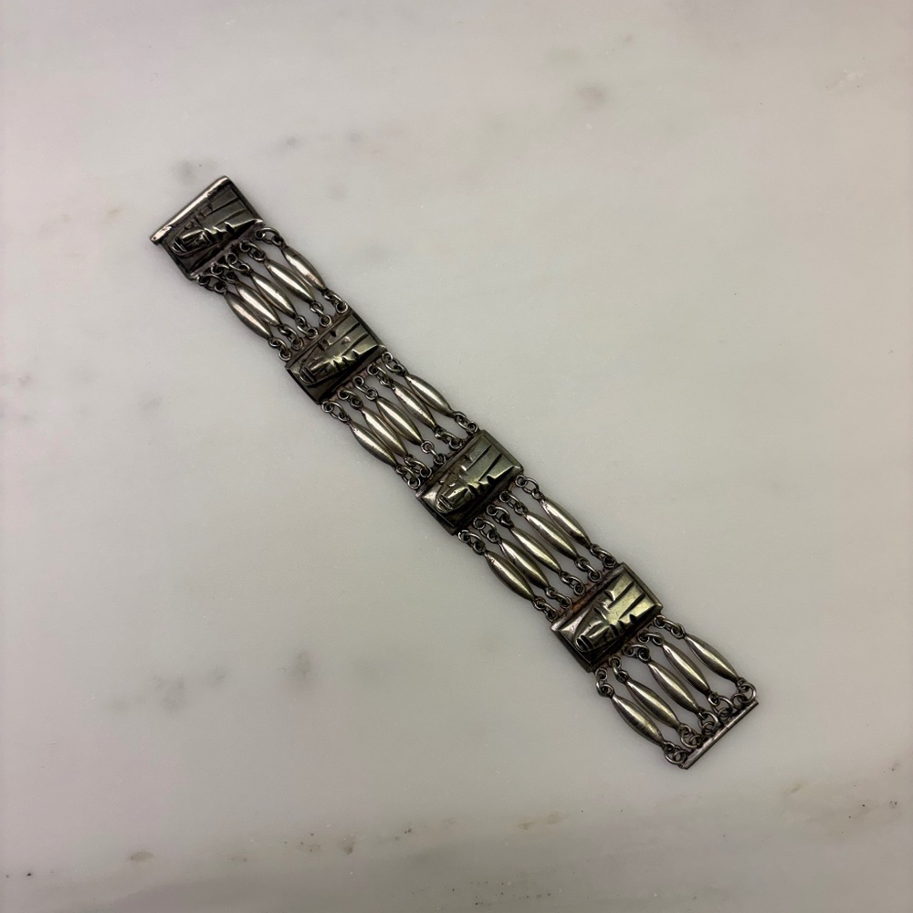 Beautiful Sterling Vintage Mexican bracelet
